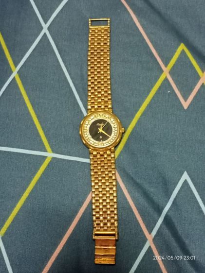 ขายนาฬิกานอกแนววินเทจ สตรี lusimaชุบ ทองคำ18kตามสภาพมือสอง รูปที่ 11