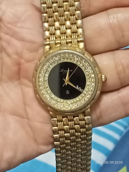 ขายนาฬิกานอกแนววินเทจ สตรี lusimaชุบ ทองคำ18kตามสภาพมือสอง รูปที่ 2
