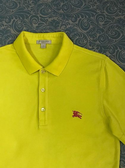 Burberry Brit Embroidered Red Logo Yellow Polo 3954561 รูปที่ 3
