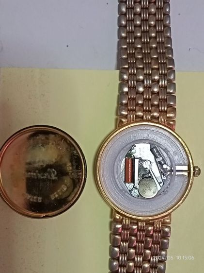 ขายนาฬิกานอกแนววินเทจ สตรี lusimaชุบ ทองคำ18kตามสภาพมือสอง รูปที่ 14