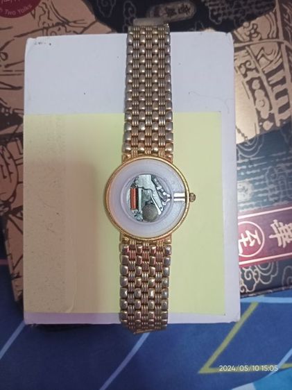 ขายนาฬิกานอกแนววินเทจ สตรี lusimaชุบ ทองคำ18kตามสภาพมือสอง รูปที่ 16