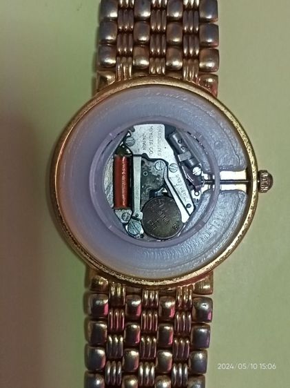 ขายนาฬิกานอกแนววินเทจ สตรี lusimaชุบ ทองคำ18kตามสภาพมือสอง รูปที่ 15
