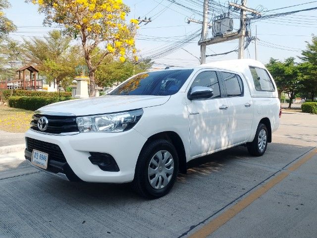 Toyota Hilux Revo 2018 2.4 J Plus Pickup ดีเซล ไม่ติดแก๊ส เกียร์ธรรมดา ขาว รูปที่ 4