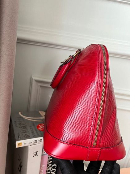 Louis Vuitton Alma  Red Epi ปี 08 รูปที่ 8