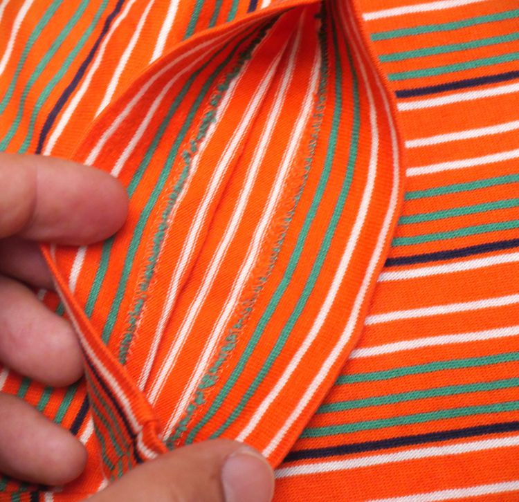 EGAL puro filo di scozia vtg. striped t-shirt Made in Italy  รูปที่ 6