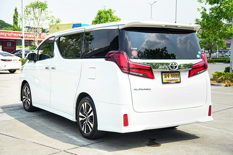 Toyota Alphard 2018 2.5 SC Van เบนซิน ไม่ติดแก๊ส เกียร์อัตโนมัติ ขาว รูปที่ 4