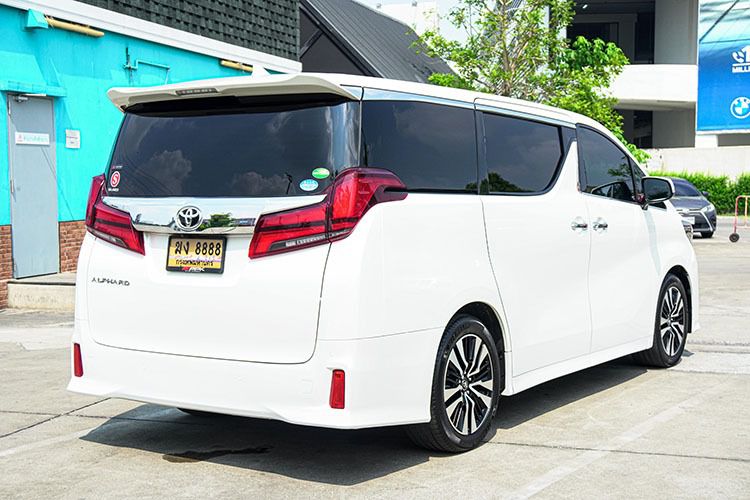 Toyota Alphard 2018 2.5 SC Van เบนซิน ไม่ติดแก๊ส เกียร์อัตโนมัติ ขาว รูปที่ 3