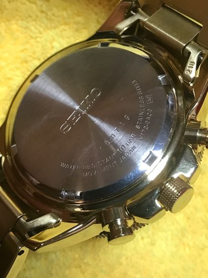 นาฬิกาชาย SEIKO SOLAR จับเวลาได้สภาพสวยแท้ รูปที่ 4