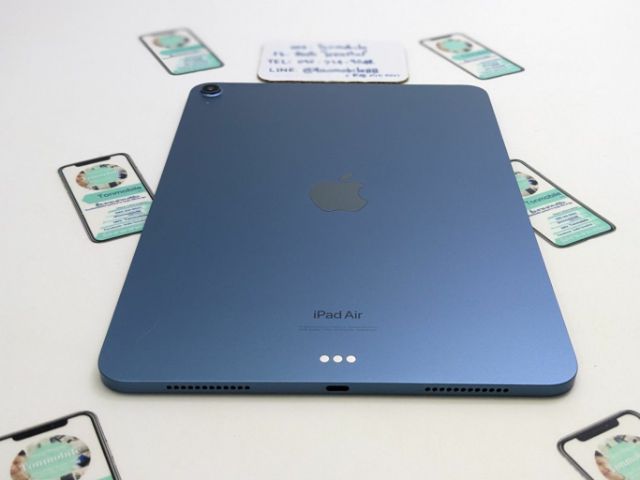 ขาย  เทิร์น iPad Air 5 Wifi 64 GB Blue ศูนย์ไทย สภาพใหม่เอี่ยม อุปกรณ์ครบ ขาดกล่อง ประกันยาว 7 เดือน เพียง 14,990 บาท ครับ รูปที่ 6