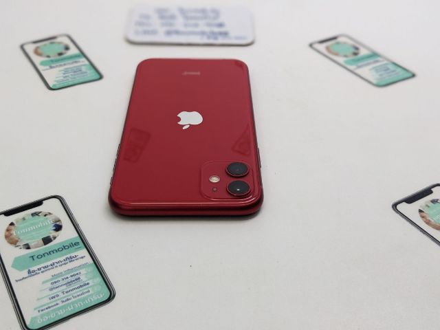 ขาย  เทิร์น iPhone 11 Red 128 Gb ศูนย์ไทย มีตัวเครื่องอย่างเดียว ไม่มีอุปกรณ์อื่น สุขภาพแบต 97 ถูกๆ เพียง 8,990 บาท ครับ  รูปที่ 5