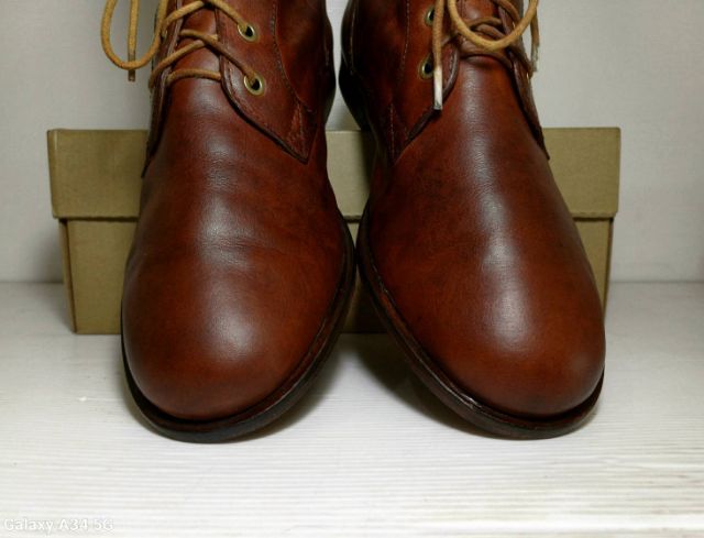 CAMPER Boots, WATERPROOF, เสริมพื้นและส้นเท้าให้หนาขึ้น, Men's 43EU(28.0) ของแท้ มือ 2 สภาพเยี่ยม, รองเท้า CAMPER หนังแท้สีน้ำตาลคลาสสิค รูปที่ 4