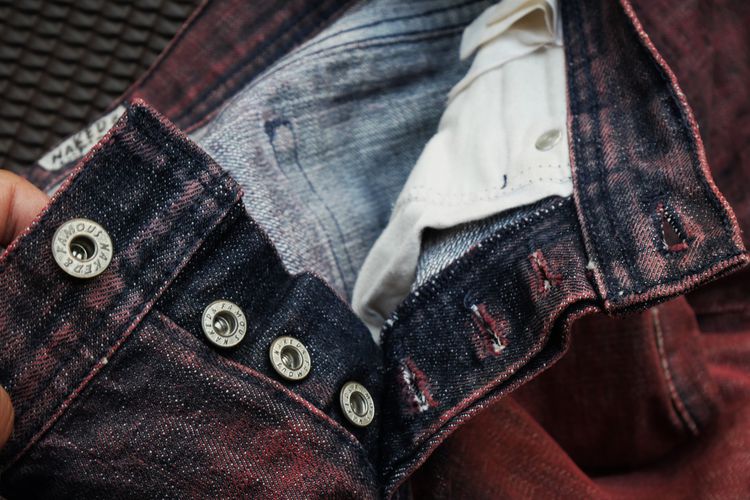 Red Oak Naked Famous Denim Red line  รูปที่ 8