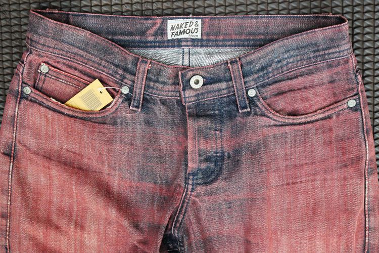 Red Oak Naked Famous Denim Red line  รูปที่ 3