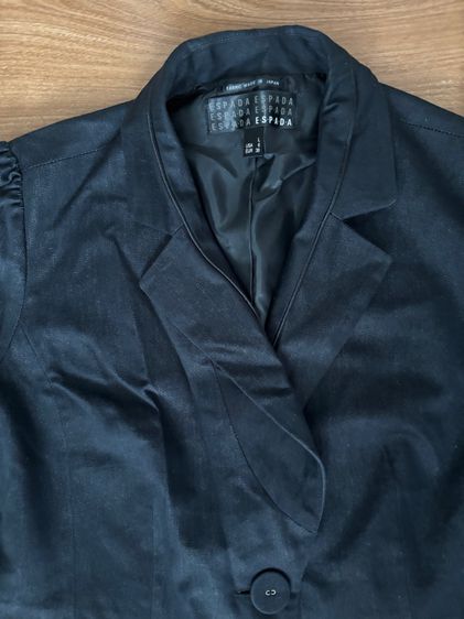 เสื้อสูท สีดำ jacket ยี่ห้อ ESPADA รูปที่ 3