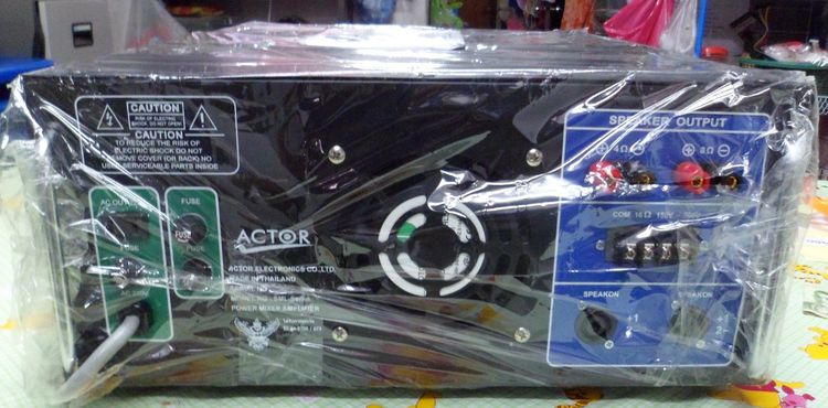 เพาเวอร์ หน้า mixer  ACTOR SML-15000L มีไลน์ Power mixer Amplifier 1500W รูปที่ 2