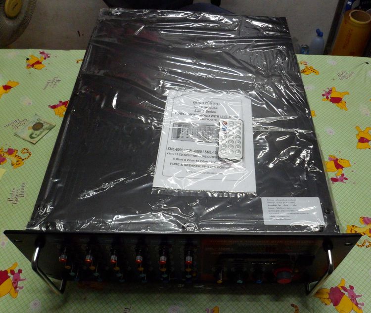 เพาเวอร์ หน้า mixer  ACTOR SML-15000L มีไลน์ Power mixer Amplifier 1500W รูปที่ 3