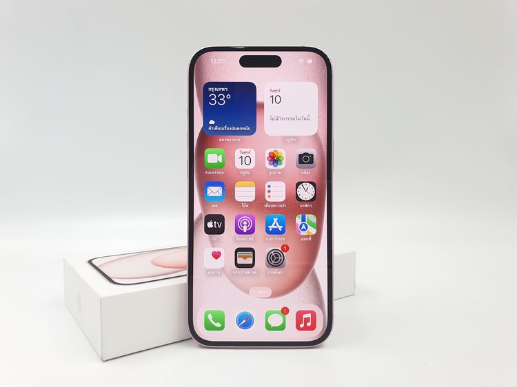 🧁 iPhone 15 128GB Pink 🧁 🍨 มาแล้ว i15 สภาพสวย แบต100 ใช้น้อย ปกศ 9 เดือน❗️🍨 รูปที่ 4