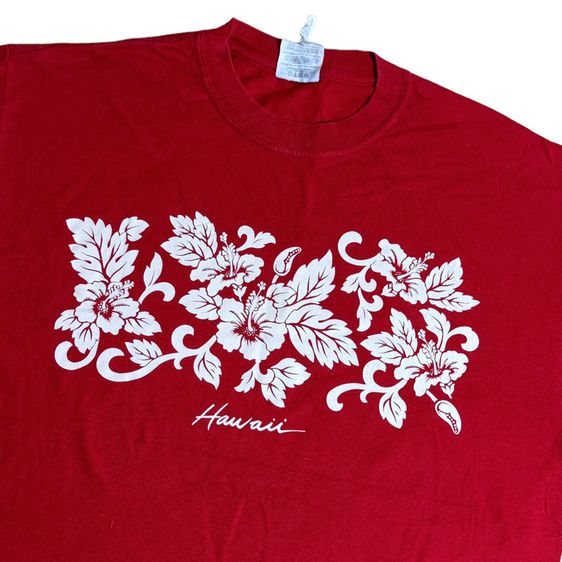 เสื้อยืด Hawaii by Jerzees Tee ลายสวย สภาพ​ใหม่​ Size L รูปที่ 4