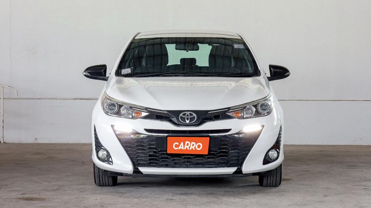 Toyota Yaris 2017 1.2 G Sedan เบนซิน ไม่ติดแก๊ส เกียร์อัตโนมัติ ขาว รูปที่ 2