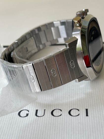 GUCCI Grip Disney Mickey Mouse 40MM QTZ SS YLW-Gold Men's Watch YA157307 รูปที่ 8