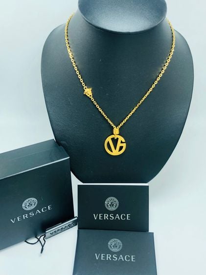 สร้อยคอและจี้ โลหะ Versace necklace (67271)
