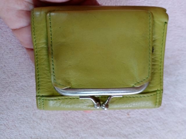 กระเป๋าสตางค์หนังแท้สีเขียวrolfs รูปที่ 4