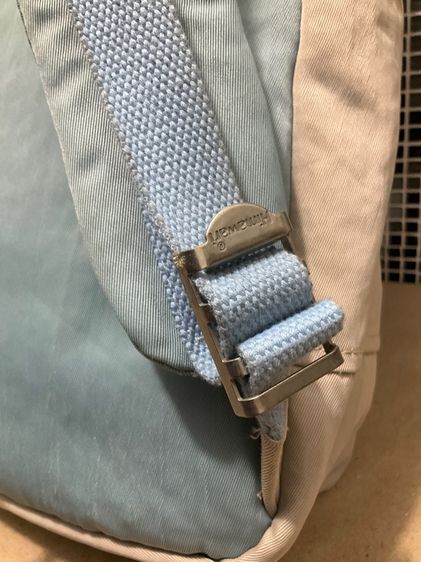 Himawari กระเป๋าเป้ กระเป๋าลำลอง คุณภาพสูง สีฟ้า-ครีม 400 บาท รูปที่ 6