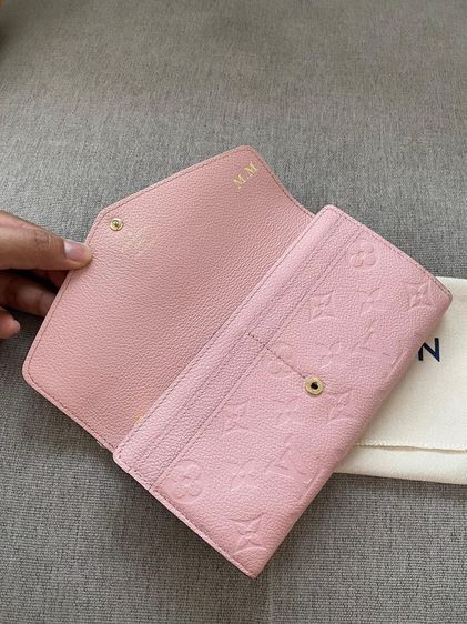 กระเป๋าสตางค์Lv Sarah wallet 18 สีชมพู รูปที่ 2