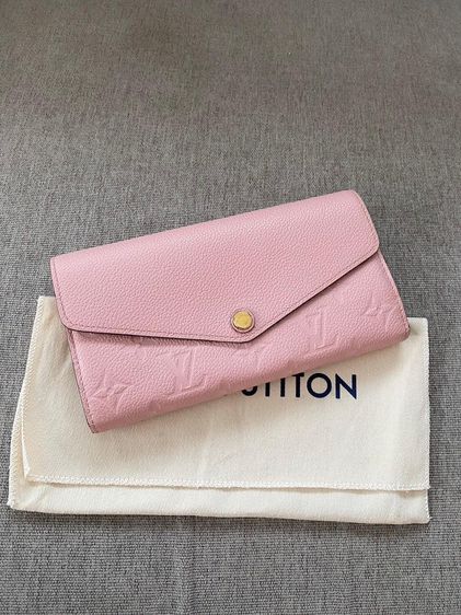 กระเป๋าสตางค์Lv Sarah wallet 18 สีชมพู รูปที่ 1