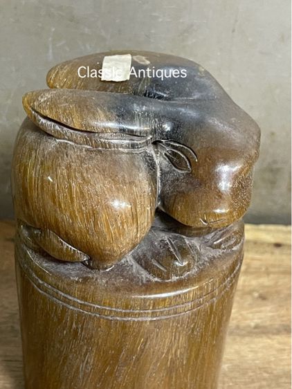 ตราประทับ แกะสลักกระต่ายA19 รูปที่ 3