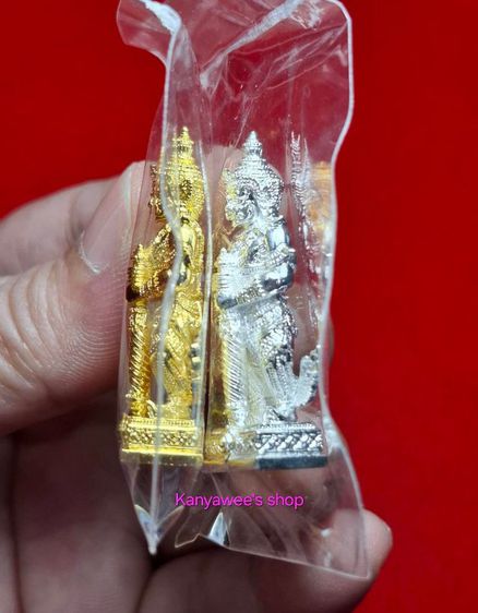 ท้าวเวสสุวรรณ รุ่น ยกฐานะทองนำโชค หลวงพ่อทอง สุทธสีโล วัดบ้านไร ปี 2564 เนื้อสัตตะพรายทอง,เนื้อสัตตะพรายเงิน รวม 2 องค์ รูปที่ 9