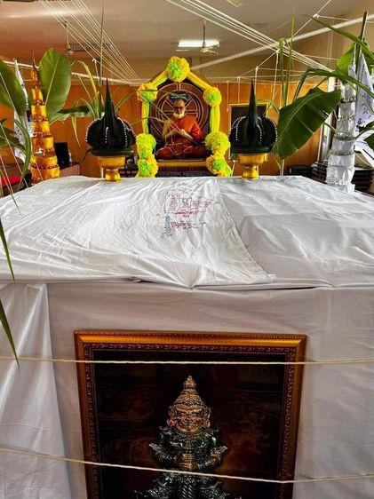ท้าวเวสสุวรรณ รุ่น ยกฐานะทองนำโชค หลวงพ่อทอง สุทธสีโล วัดบ้านไร ปี 2564 เนื้อสัตตะพรายทอง,เนื้อสัตตะพรายเงิน รวม 2 องค์ รูปที่ 18