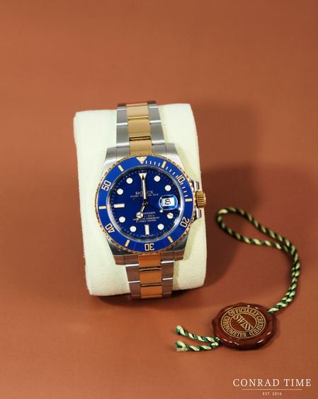 Rolex Submariner 116613LB  Yellow Gold Blue Dial Two-Tone Oyster 2013 41mm.  รูปที่ 2