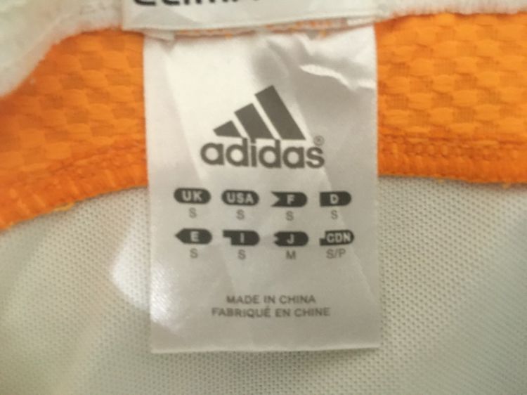 เสื้อกีฬา แขนสั้น แบรนด์ Adidas แพ็คคู่ (สินค้ามีตำหนิ) สีขาว รูปที่ 9