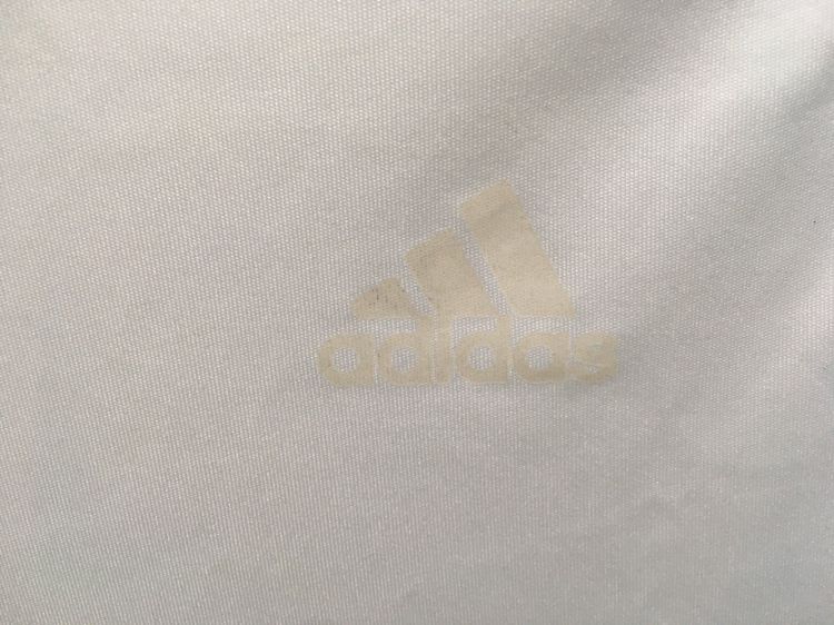 เสื้อกีฬา แขนสั้น แบรนด์ Adidas แพ็คคู่ (สินค้ามีตำหนิ) สีขาว รูปที่ 16