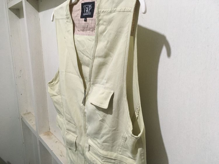 เสื้อกั๊ก(แจ็คเก็ตแขนกุด) แบรนด์ PLAYBOY สีวนิลา รูปที่ 5