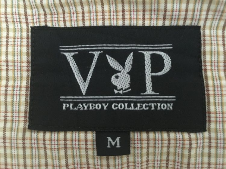 เสื้อกั๊ก(แจ็คเก็ตแขนกุด) แบรนด์ PLAYBOY สีวนิลา รูปที่ 11