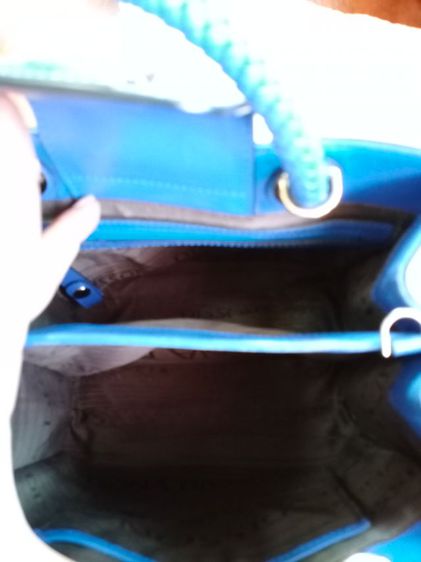 กระเป๋าถือหนังแท้สีน้ำเงิน disona รูปที่ 2