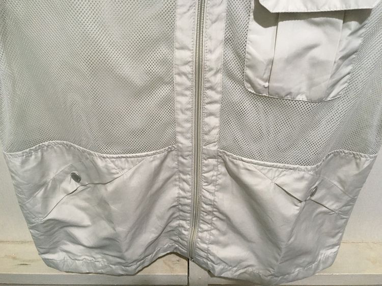 เสื้อแจ็คเก็ตแขนกุด (เสื้อกั๊ก) แบรนด์ CLAUDIO VALENTINO สีกากี รูปที่ 4