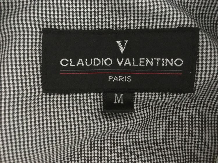 เสื้อแจ็คเก็ตแขนกุด (เสื้อกั๊ก) แบรนด์ CLAUDIO VALENTINO สีกากี รูปที่ 8