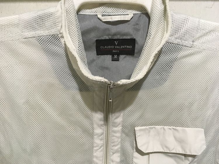 เสื้อแจ็คเก็ตแขนกุด (เสื้อกั๊ก) แบรนด์ CLAUDIO VALENTINO สีกากี รูปที่ 3