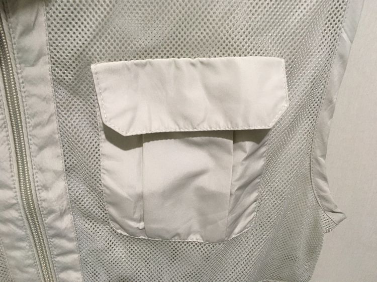 เสื้อแจ็คเก็ตแขนกุด (เสื้อกั๊ก) แบรนด์ CLAUDIO VALENTINO สีกากี รูปที่ 6