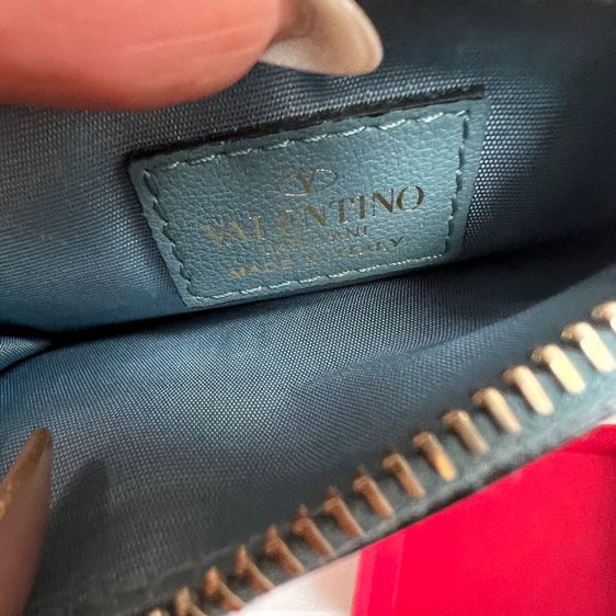 Valentino กระเป๋าใส่บัตรมือสองของแท้ รูปที่ 11