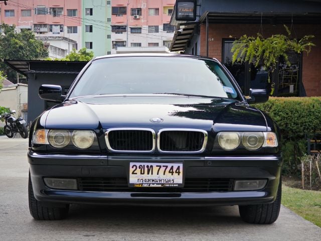 BMW Series 7 1998 730iL Sedan เบนซิน ไม่ติดแก๊ส เกียร์อัตโนมัติ น้ำเงิน รูปที่ 2