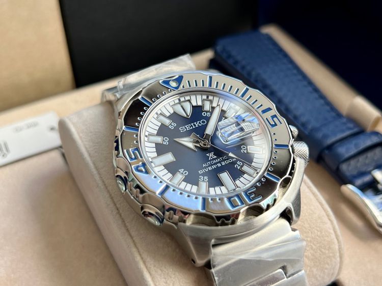 Seiko Royal Blue Monster Limited Edition  1750 piece. SRP657K1  รูปที่ 5