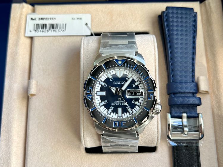 Seiko Royal Blue Monster Limited Edition  1750 piece. SRP657K1  รูปที่ 2