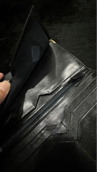 Cartier Leather Black Wallet คาร์เทีย กระเป๋าสตางค์หนัง รูปที่ 6
