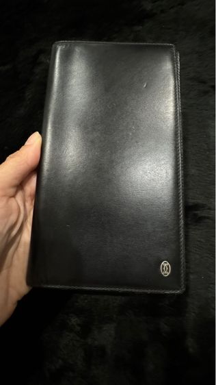 Cartier Leather Black Wallet คาร์เทีย กระเป๋าสตางค์หนัง รูปที่ 2