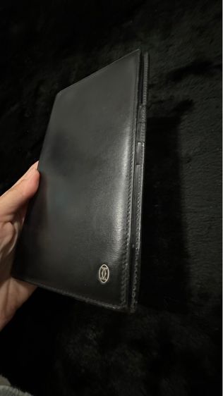 Cartier Leather Black Wallet คาร์เทีย กระเป๋าสตางค์หนัง รูปที่ 9
