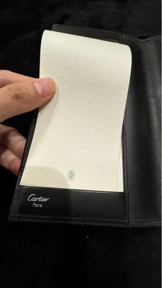 Cartier Leather Black Wallet คาร์เทีย กระเป๋าสตางค์หนัง รูปที่ 4